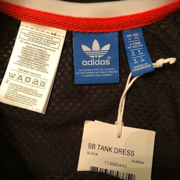 Adidas BB Black Mesh Tank Dress - Picture 5 of 6